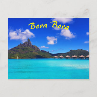 Tropisch Bora Schilderachtig eiland Vacation Briefkaart