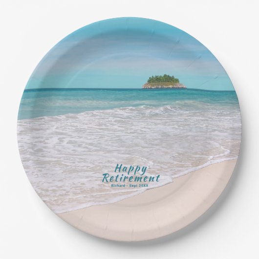 Tropisch Bord van dagboekpapier voor pensionering (Voorkant)