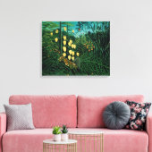 Tropisch bos canvas afdruk (Insitu (Woonkamer))