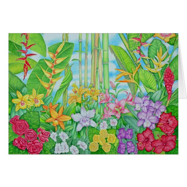 Tropisch botanisch (Voorkant Horizontaal)