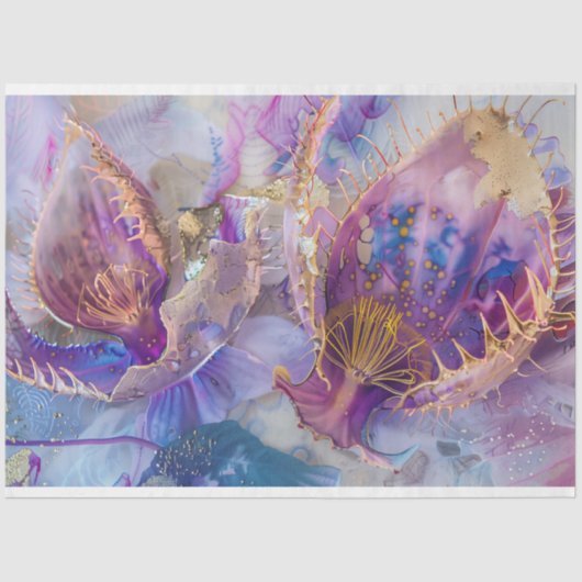 tropisch botanisch ontkoppeld tissuepapier (Voorkant)