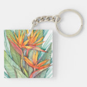 Tropisch botanisch paradijs II Sleutelhanger (Achterkant)