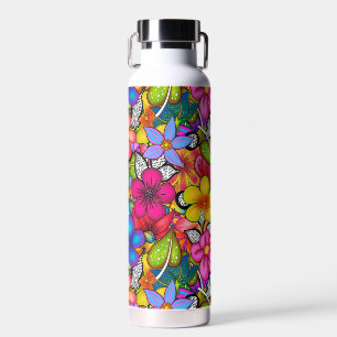 Tropisch botanisch waterfles