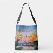 Tropisch Breeze Goa Beach Crossbody Tas (Achterkant)