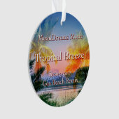 Tropisch Breeze Goa Beach Ornament (voorkant)