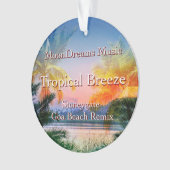 Tropisch Breeze Goa Beach Ornament (voorkant)