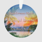 Tropisch Breeze Goa Beach Ornament (voorkant)