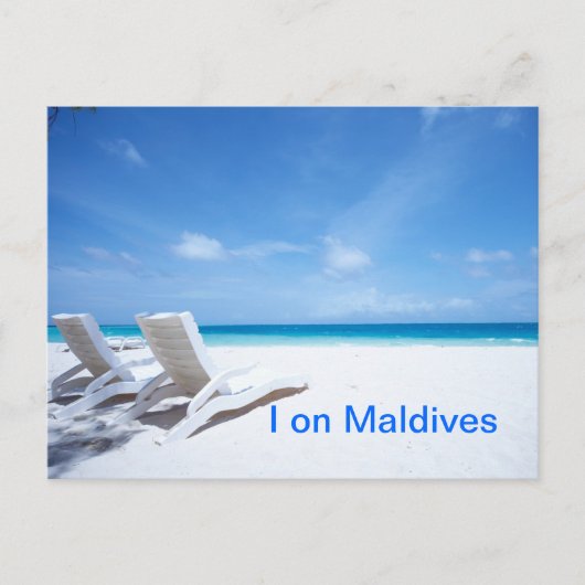 tropisch briefkaart (Voorkant)