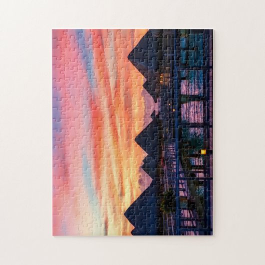 Tropisch Bungalow Game Puzzle Legpuzzel (Verticaal)