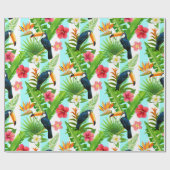 Tropisch Cadeaupapier (Vlak)