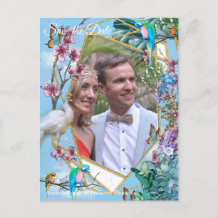 Tropisch chirurgische landschap aankondigingskaart