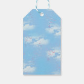 Tropisch chirurgische landschap cadeaulabel (Achterkant)