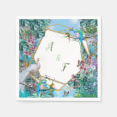 Tropisch chirurgische landschap servet (Voorkant)