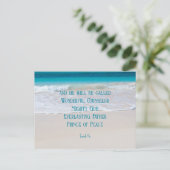 Tropisch Christelijk kerstbetaalbaar Briefkaart (Staand voorkant)