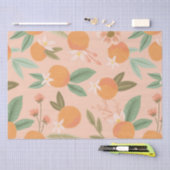 Tropisch citrus Floral roze Tissuepapier (Craft)
