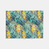 Tropisch-clownvis zeebrasem fleece deken (Voorkant (Horizontaal))