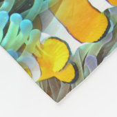 Tropisch-clownvis zeebrasem fleece deken (Hoek)