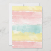 Tropisch Cool Eén Verjaardagsuitnodiging Kaart (Achterkant)