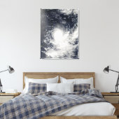 Tropisch cycloon Gelane Canvas Afdruk (Insitu (Slaapkamer))