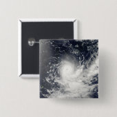 Tropisch cycloon Gelane Vierkante Button 5,1 Cm (Voorkant /achterkant)