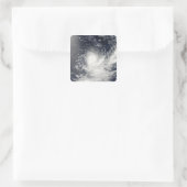 Tropisch cycloon Gelane Vierkante Sticker (Tas)