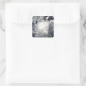 Tropisch cycloon Linfa Vierkante Sticker (Tas)