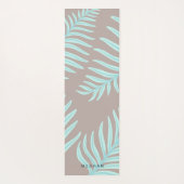 Tropisch deeg laat Monogram Yoga Mat (Achterkant)