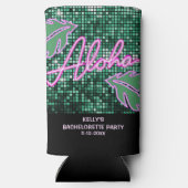 Tropisch Disco Bachelorette-feest Neon (Achterkant)