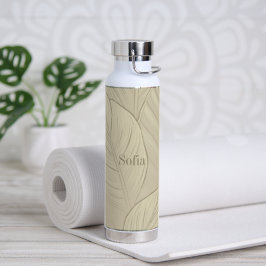 Tropisch drinkglas, gepersonaliseerd  waterfles