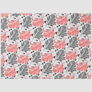 Tropisch drukmonster verlaat schaar oerwoud exo tissuepapier