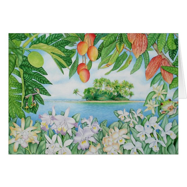 Tropisch eiland (Voorkant Horizontaal)