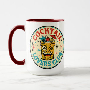 Tropisch Eiland Bar Retro Design Mok