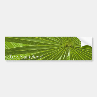 Tropisch eiland bumpersticker