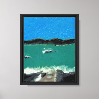 Tropisch Eiland Canvasprint Canvas Afdruk