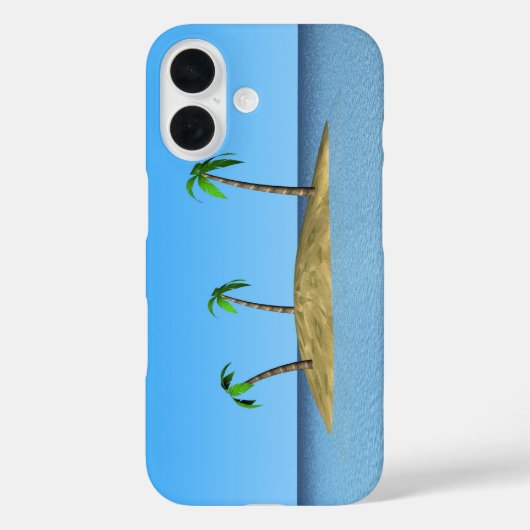 tropisch eiland Case-Mate iPhone case (Achterkant)