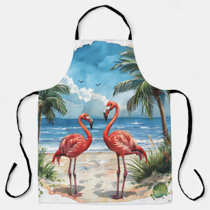 Tropisch Eiland Flamingo Schort
