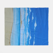 Tropisch eiland fleece deken (Voorkant (Horizontaal))