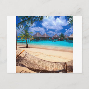 Tropisch eiland Frans-Polynesië Briefkaart