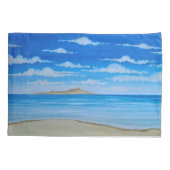 Tropisch eiland kussensloop (Achterkant-Links)