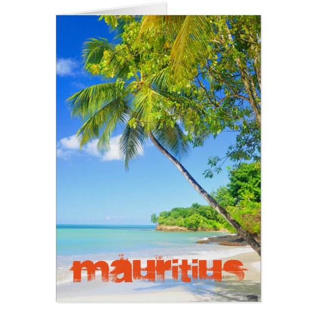 Tropisch eiland Mauritius (Voorkant)