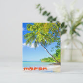 Tropisch eiland Mauritius Briefkaart (Staand voorkant)