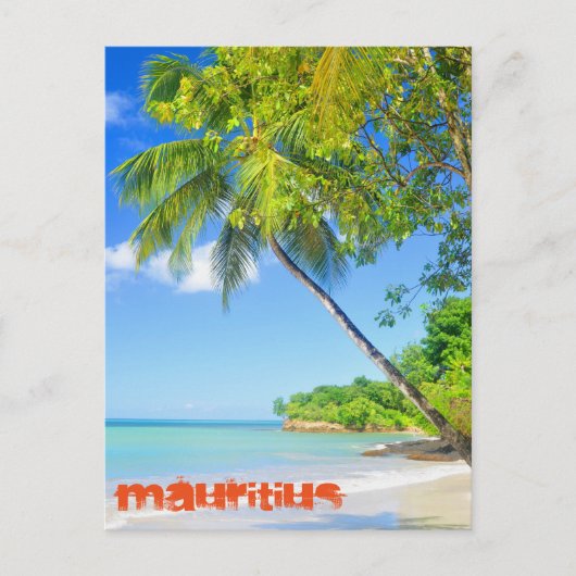 Tropisch eiland Mauritius Briefkaart (Voorkant)