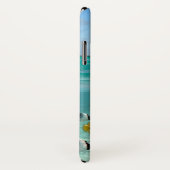 Tropisch eiland met haaientelefoon X hoesje (Achterkant / rechts)