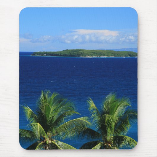 Tropisch eiland Mousepad Muismat (Voorkant)