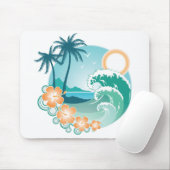 Tropisch eiland muismat (Met muis)