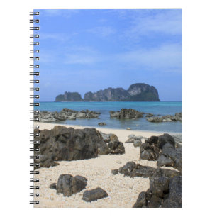 Tropisch eiland notitieboek