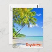 Tropisch eiland op de Seychellen Briefkaart (Voorkant / Achterkant)