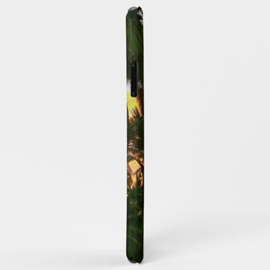 Tropisch eiland Palms Sunset Monogrammed Initialen Case-Mate iPhone Case (Achterkant/rechts)