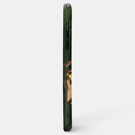 Tropisch eiland Palms Sunset Monogrammed Initialen Case-Mate iPhone Case (Achterkant/links)