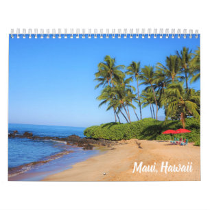 Tropisch eiland Paradise Maui Hawaii Kalender